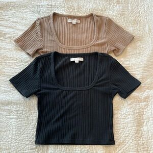 Spiritual gangster black crop tee